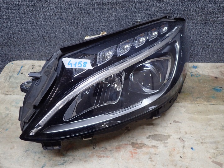 фото №7, Лампа лампи перед mercedes c клас w205 повний led