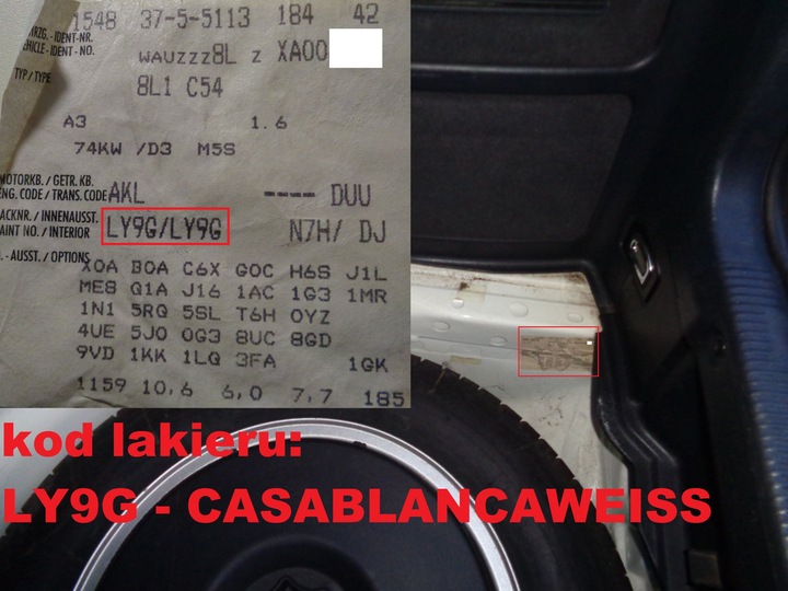 фото №9, Петля двері перед праві нижній audi a3 i 8l 3d