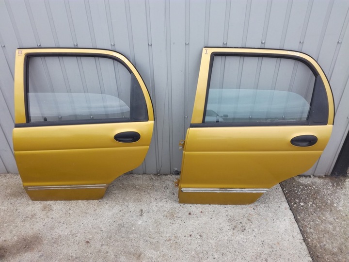 фото №12, Daewoo matiz 98-07 двері ліві задні скло ручка