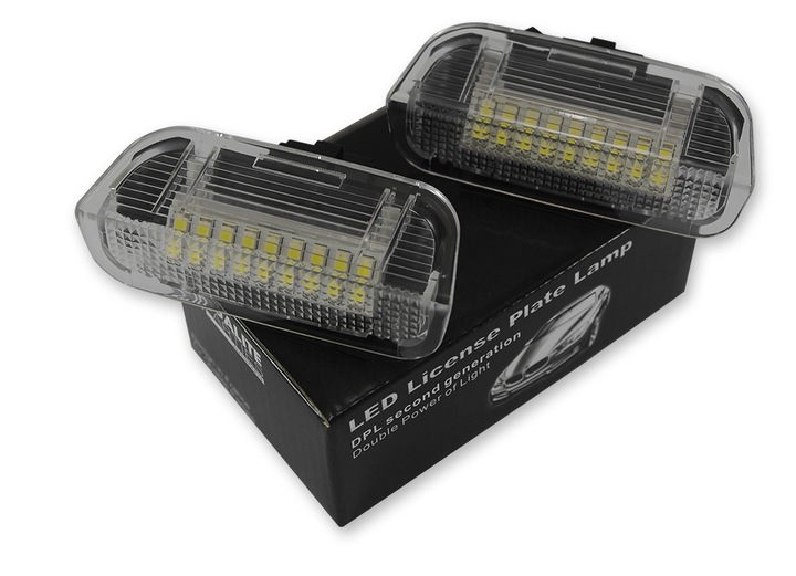 фото №1, Лампочки led дверь порога vw eos jetta iii golf v vi plus passat b6 cc