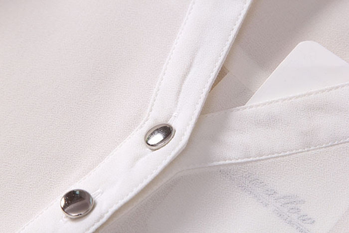 Elegant shirt with V-neck buttons in 3 colors L 9664446768 Odzież Damska Topy AE VCOPAE-4