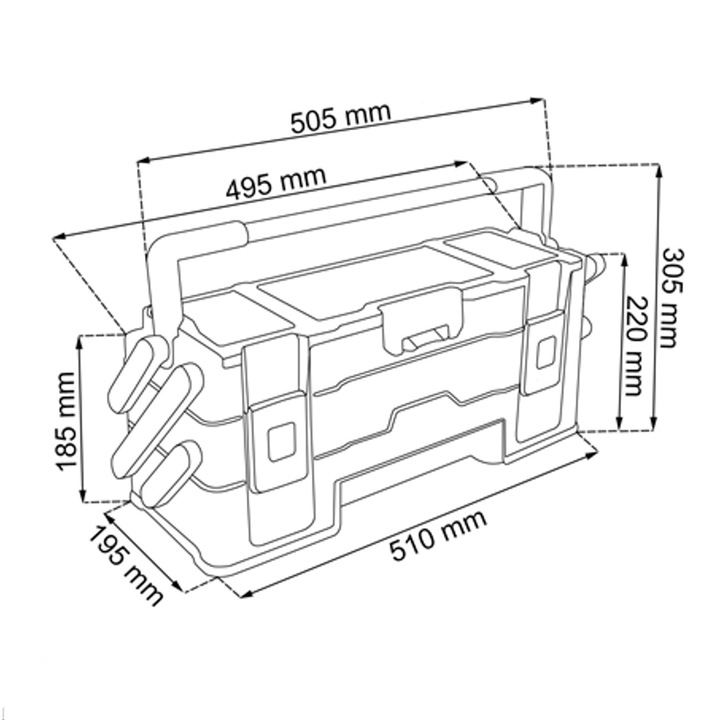 Ящик для инструментов чертежи dxf