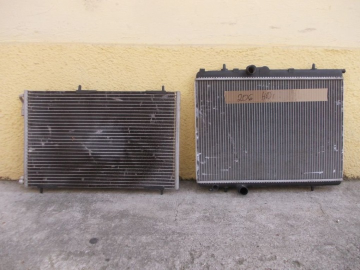 PEUGEOT 206 HDI air conditioning radiator of water