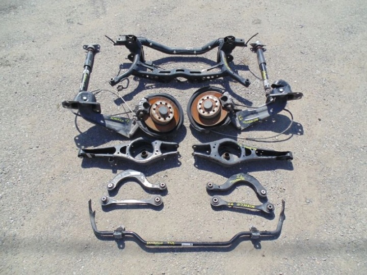 axle beam subframe axle beam rear VW GOLF V 1K0
