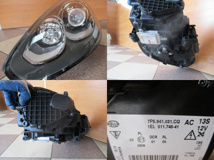 Feux phare Bi xenon PORSCHE CAYENNE 7P5 Gauche
