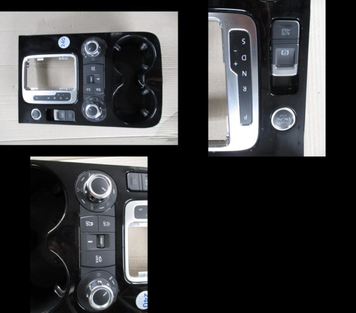 Panel menu switch frame VW TOUAREG 7P0