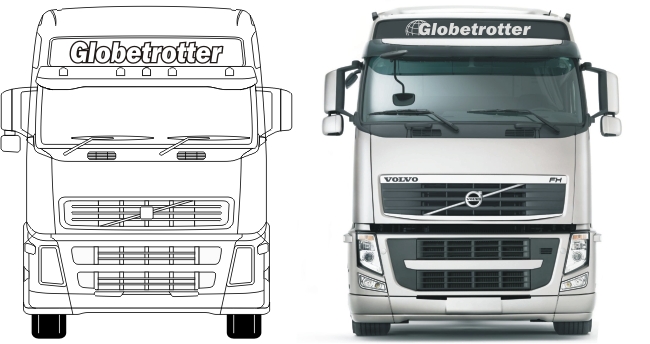 Чертеж volvo fh