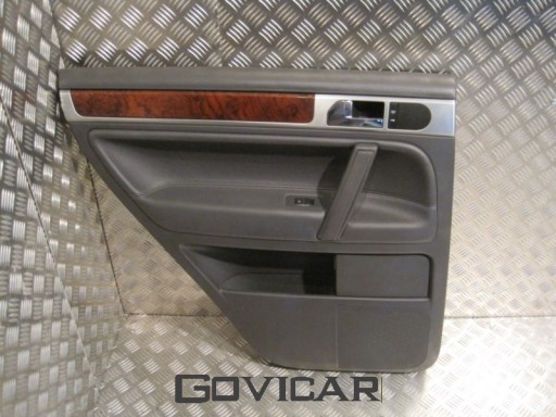 LATÉRALE/CÔTÉ PORTIÈRE CUIR, EN CUIR VW TOUAREG 7L6 GAUCHE ARRIÈRE 1