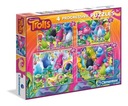 Zdjęcie oferty: Puzzle Clementoni TROLLS 360 elementów Puzzle Trolle 4 w 1 07716