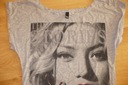 Zdjęcie oferty: T-shirt H&M r. 32, twarz kobiety, szary, tanio