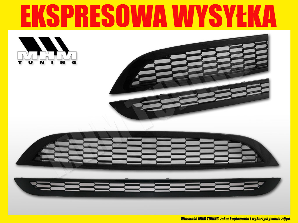 фото №2, Решітка радіатора решітка радіатора решітка gora dol чорні тюнінг mini cooper r50 r53 2001-06 s