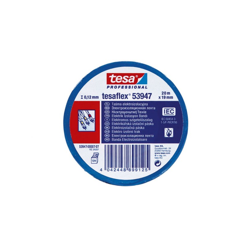 Купити Tesa стрічка ізоляційна 53947 niebieska 20m19m 53948