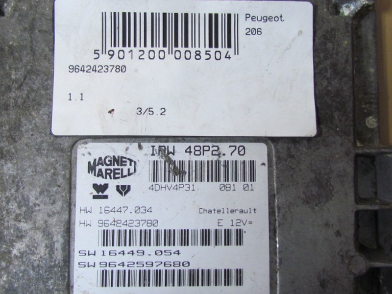Купить Бортовой компьютер citroen peugeot 9642423780 iaw48p2.70