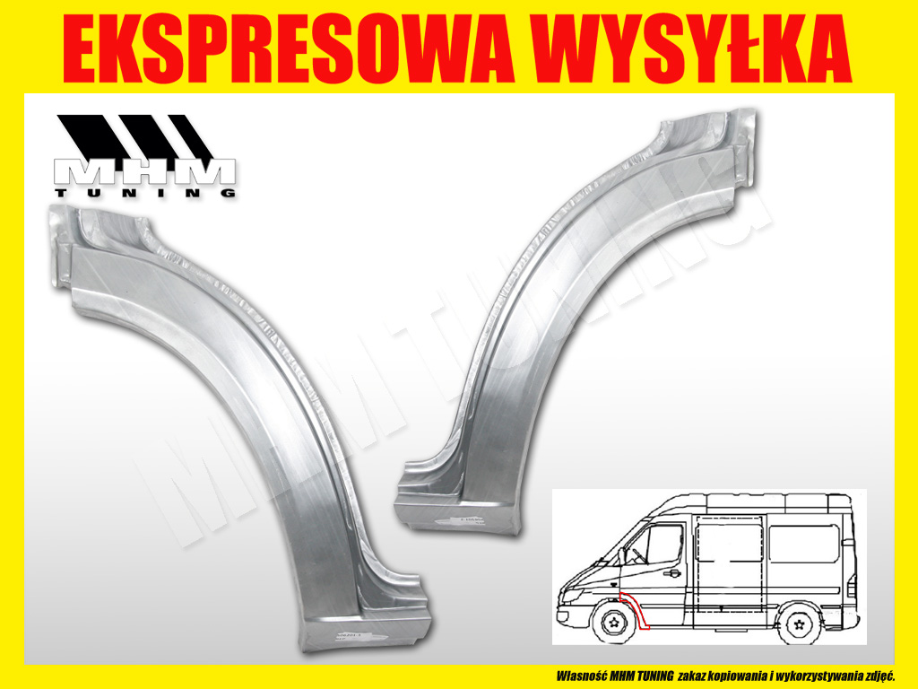 фото №2, Порог ремкомплект перед кромка vw lt sprinter 901
