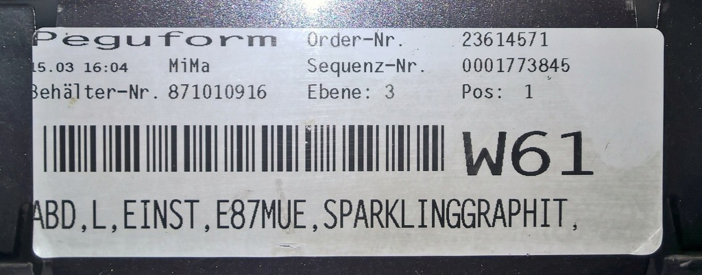 Bmw 1 e87 рестайлинг  5d молдинг накладка порог левое  оригинал с Разборки