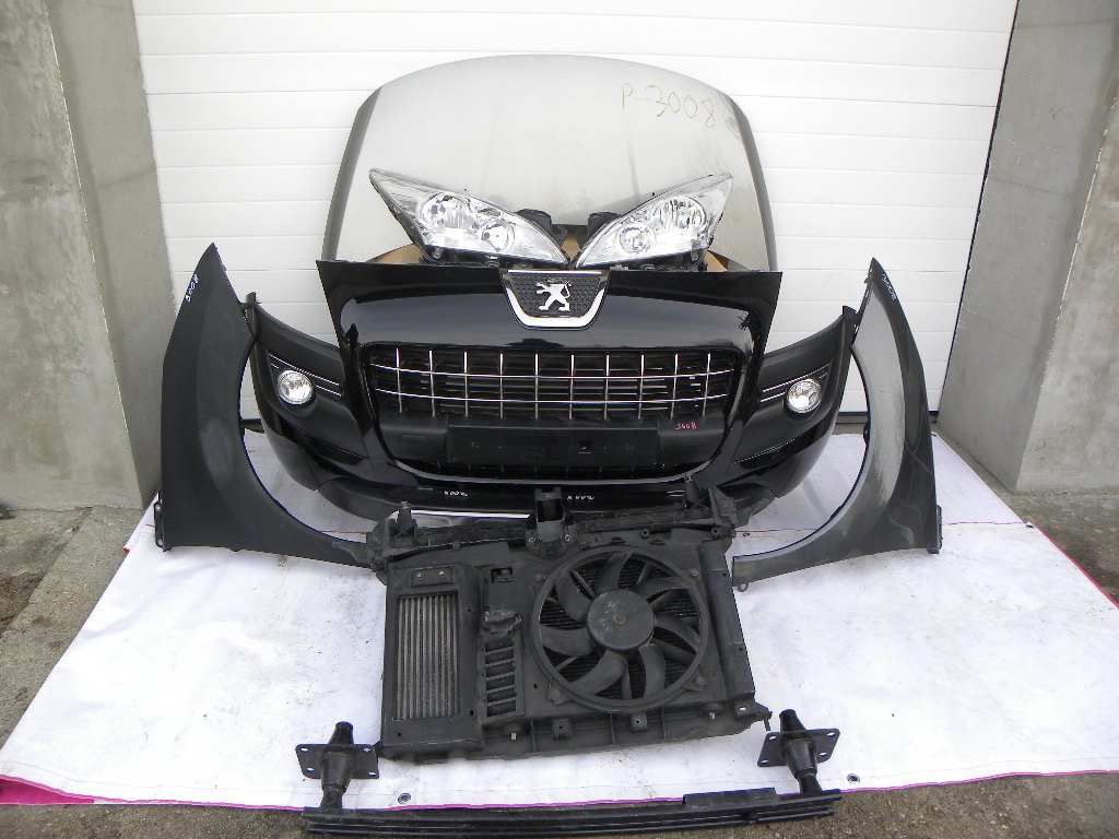 фото №1, Peugeot 3008 бампер капот лампы крыло pas