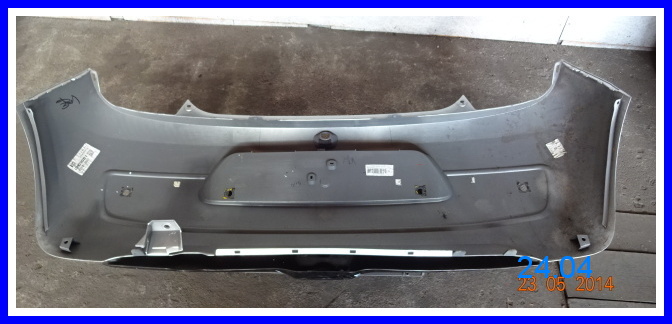 фото №8, Бампер задня задній citroen c1 14-15 хром