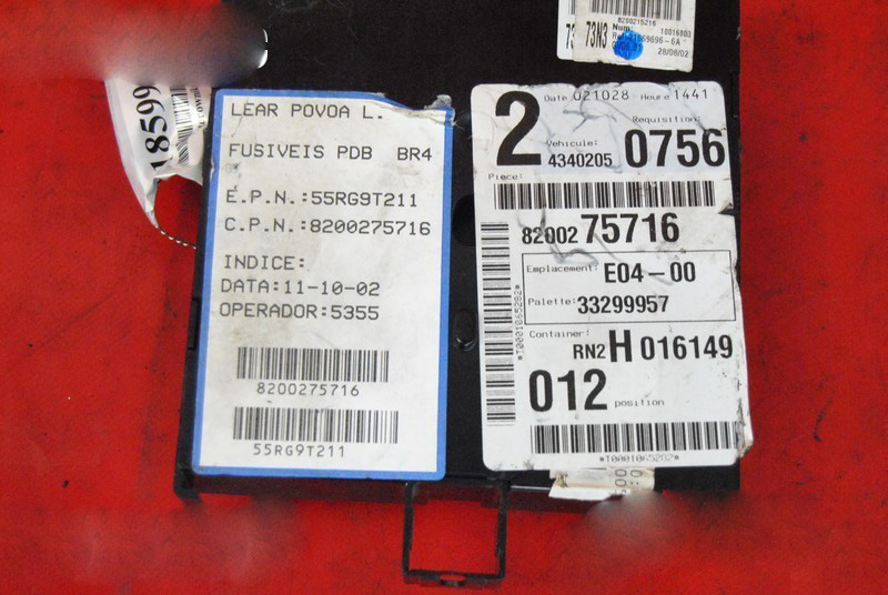 фото №2, Блок управления 216532948 renault vel satis 2.2 dci 02r