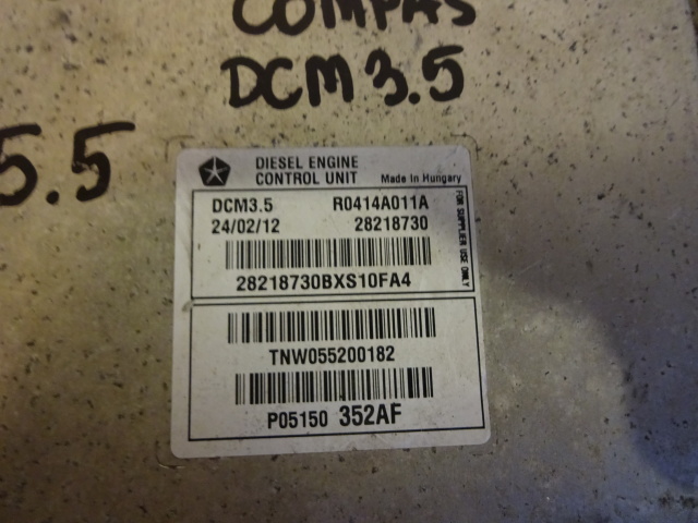 фото №6, Бортовой компьютер блок управления jeep patriot compas 3.5