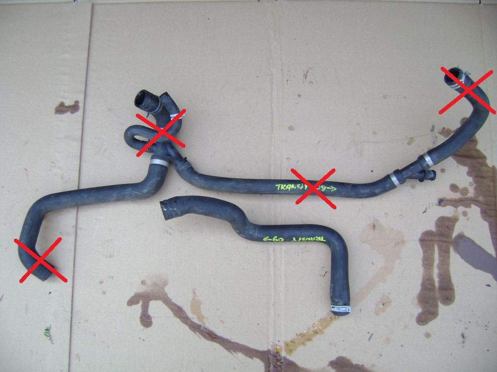 фото №1, Труба wąż wody ford transit 06-