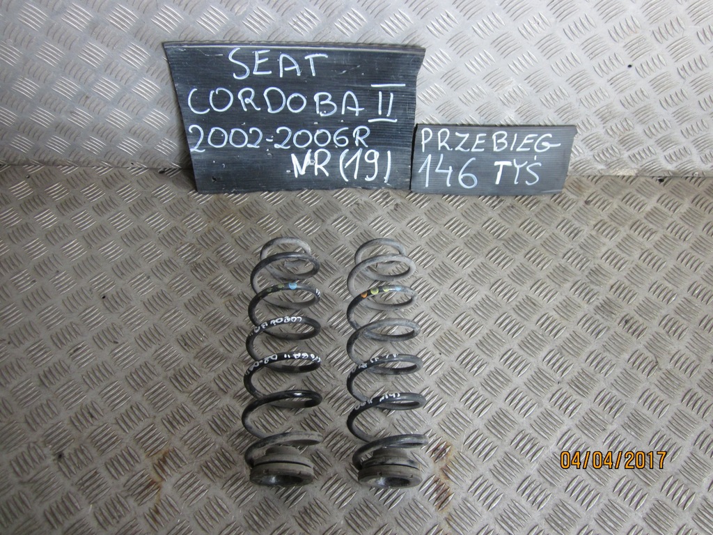 фото №1, Пружина задняя seat cordoba ii 1.2 b 02-06r