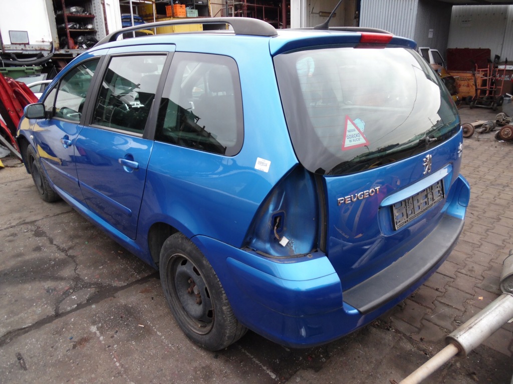 фото №10, Peugeot 307 05-08 lift fl капот крышка kmfd