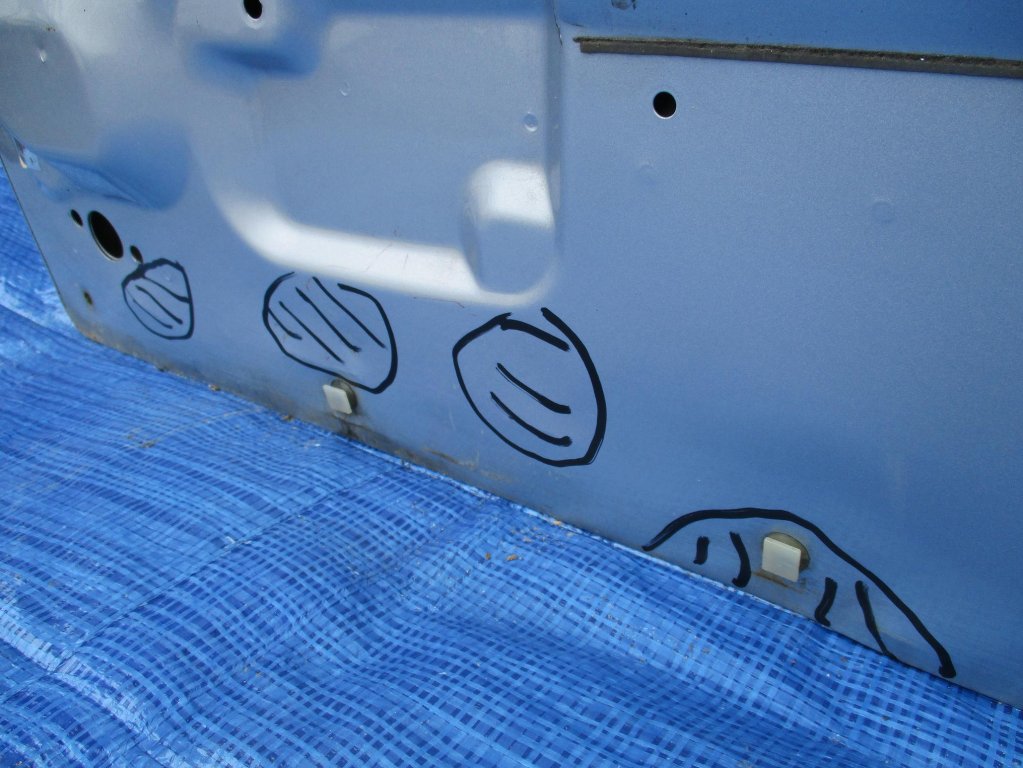 фото №4, Mitsubishi pajero shogun крышка багажника задняя 2004-