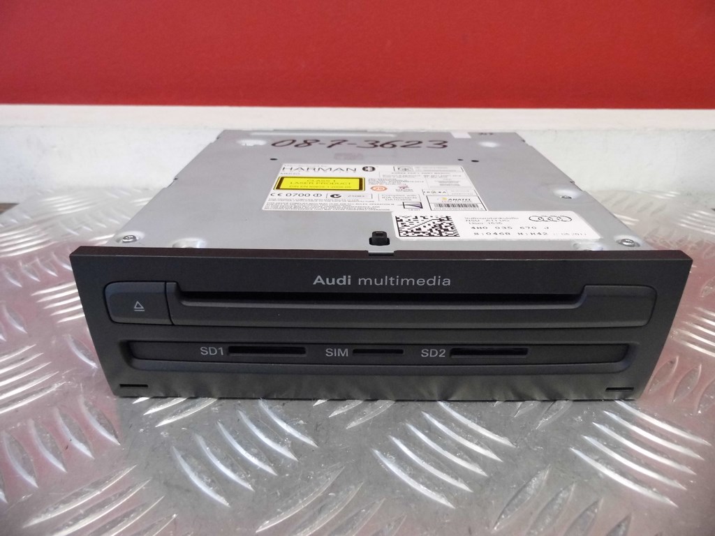 фото №8, 4h0035670j блок mmi 3g+ sd sim navi audi a8
