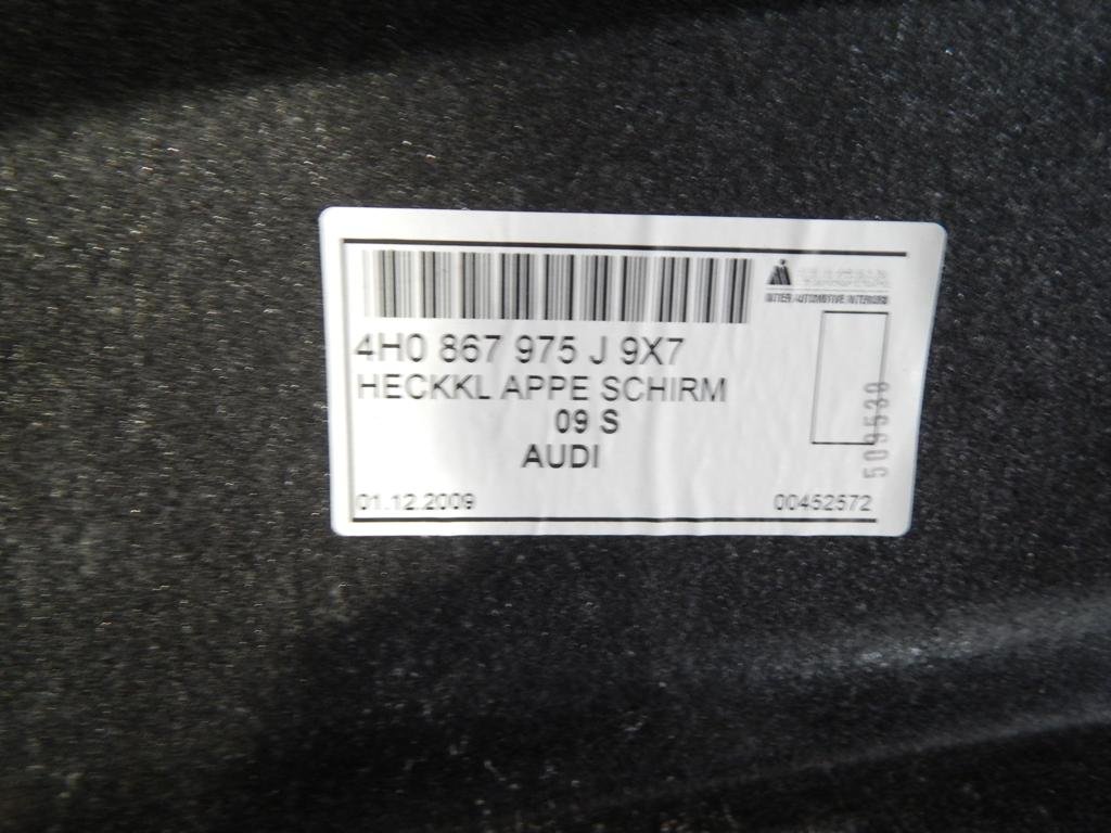 фото №4, Audi a8 d4 4h обивка крышки задняя 4h0867957j