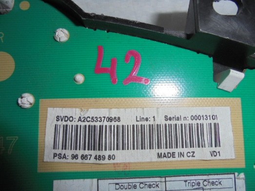 фото №4, Peugeot 207 счетчик приборы 9666748980