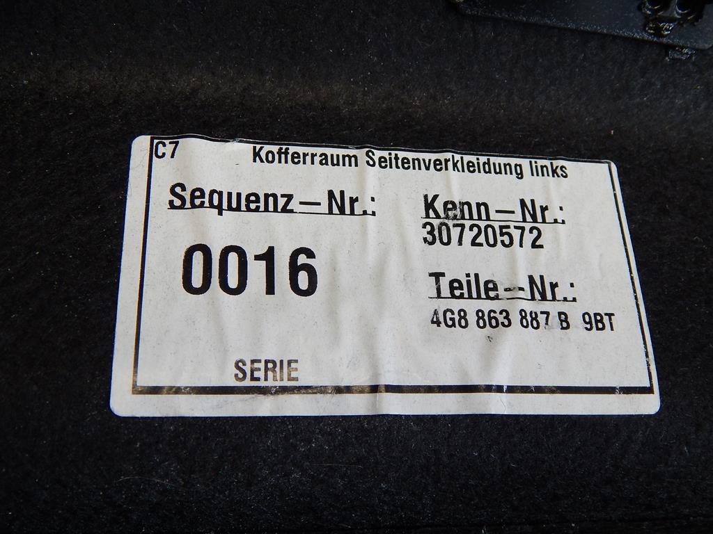 фото №5, Audi a7 4g обшивка багажника лівий 4g8863887b