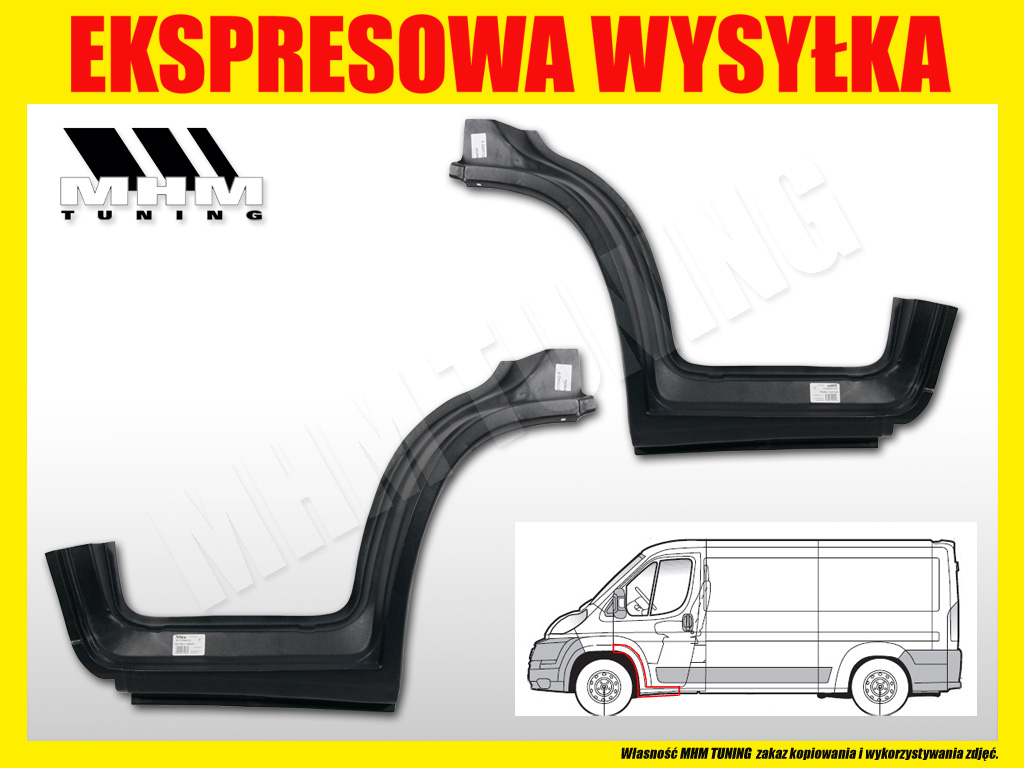 фото №2, Поріг ремкомплект fiat ducato boxer jumper 2006-kpl