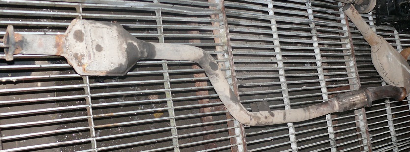 фото №1, Труба колектор каталізатора mercedes w140 3.5 td