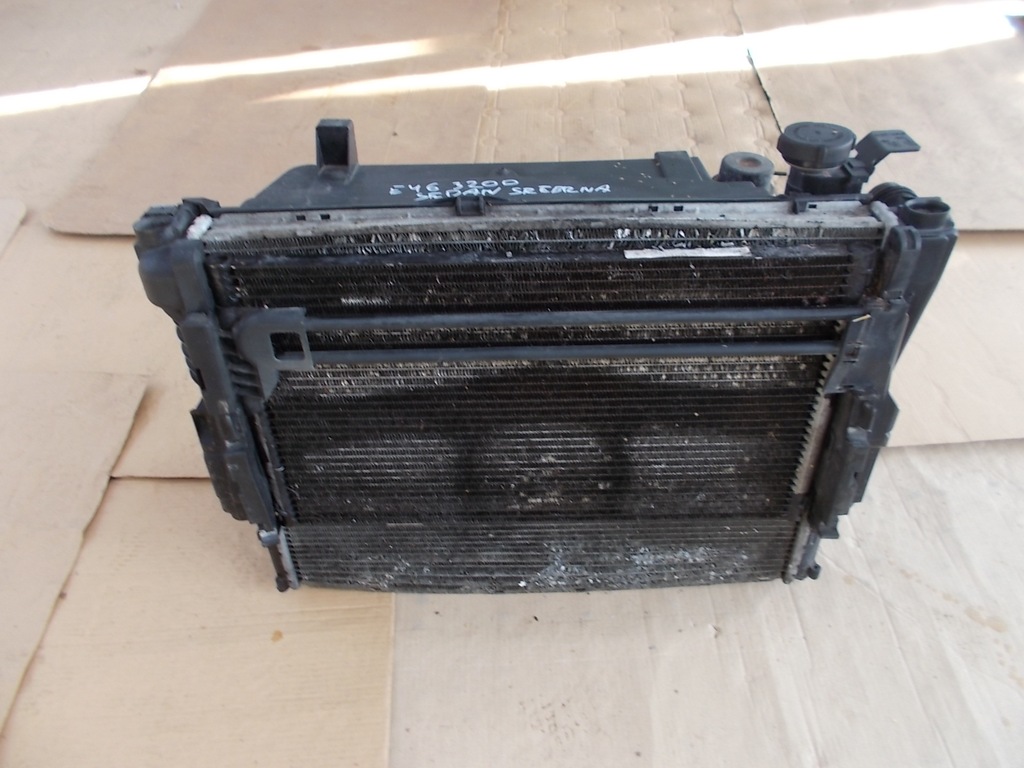 фото №1, Радиатор комплект bmw e46 320 150km 2.0d 2004 m47