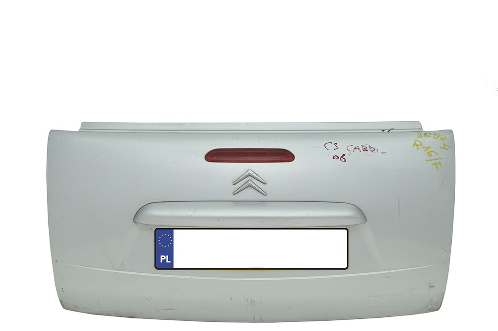 фото №1, Кришка багажника задня задня citroen c3 pluriel cabrio