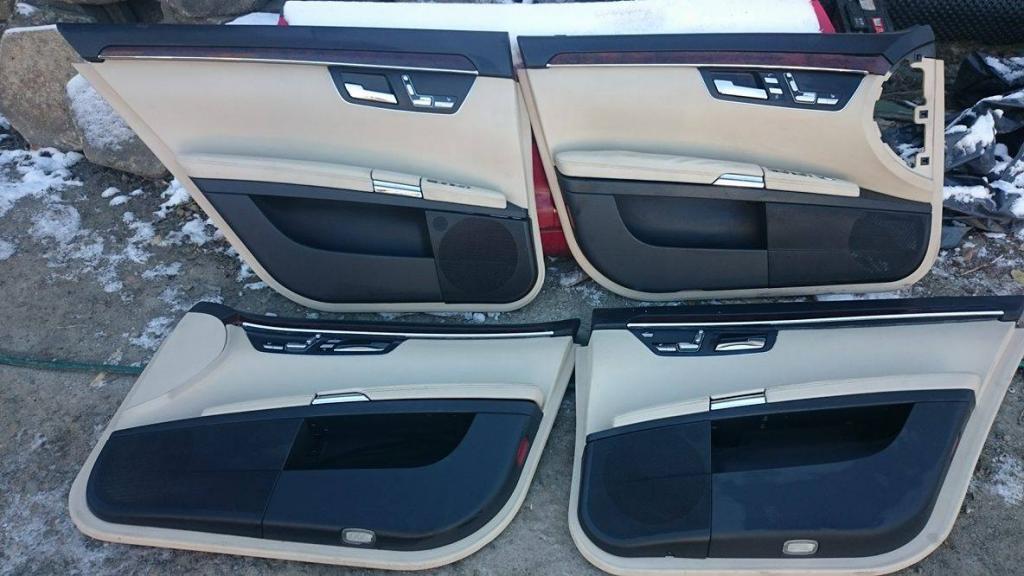 фото №1, Обивка обшивка mercedes w221 s klasa long кожа оригинальный номер eu