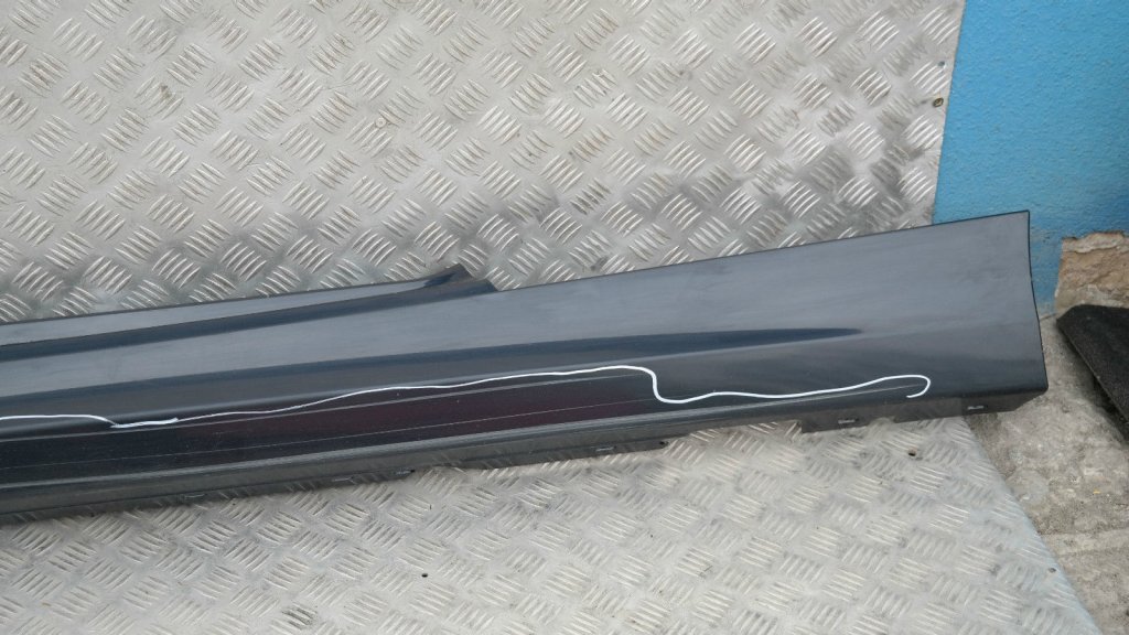 фото №3, Bmw e81 накладка поріг лівий monacoblau