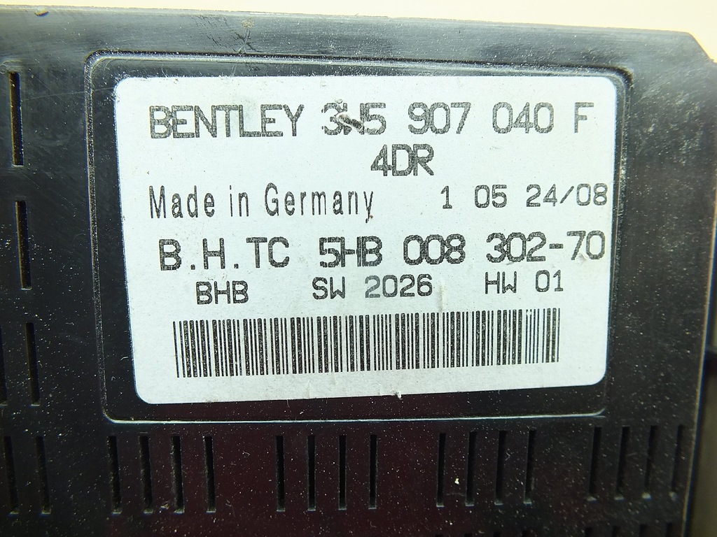 фото №3, Bentley continental 3w5907040f модуль кондиціонера