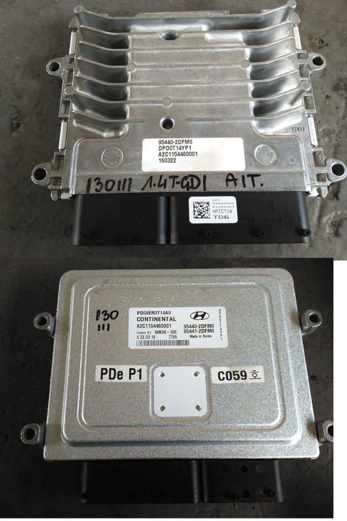 фото №1, Hyundai i30 iii 2017 1.4t-gdi бортовой компьютер 95440-2dfm0