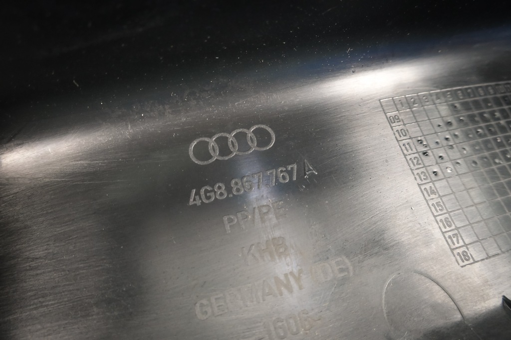фото №8, Защита обшивка стойка audi оригинальный номер 4g8867767a