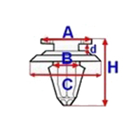 фото №4, Кліпса оббивочний 10 двері citroen ds4 ds5 x10