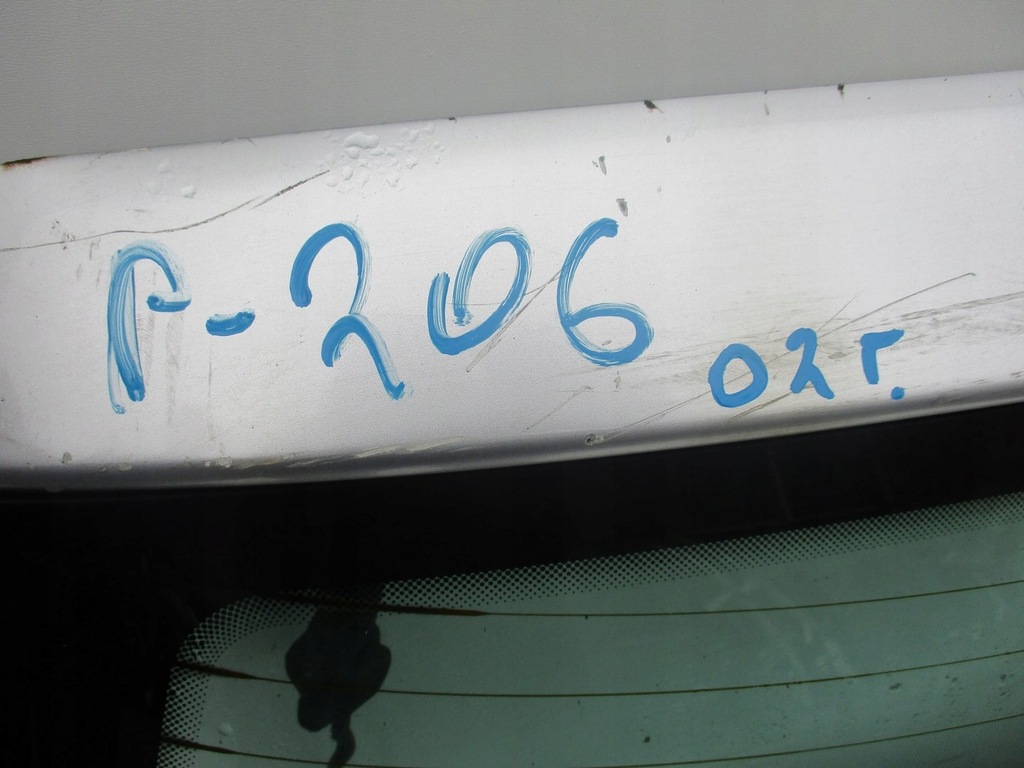 фото №5, Крышка багажника задняя peugeot 206