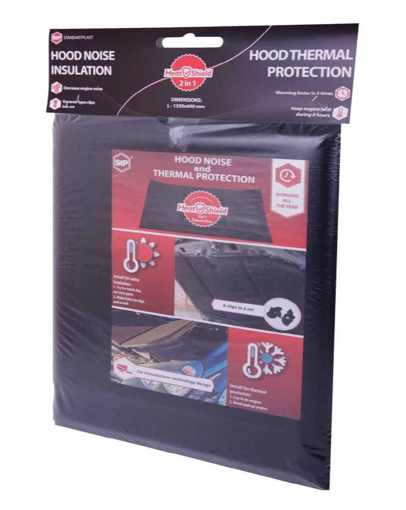 фото №10, Stp hs мат шумоізоляційна капот двигуна шумоізоляція швидші nagrzewanie