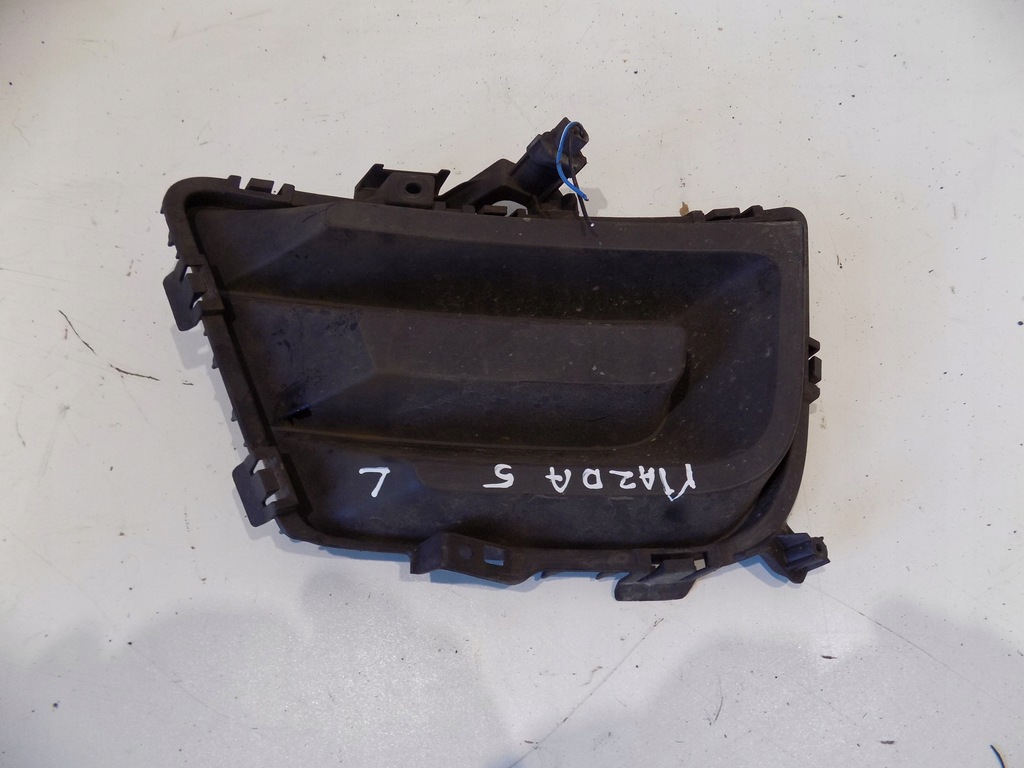 фото №2, Mazda5 5 lift решётка радиатора заглушка противотуманной фары левый перед