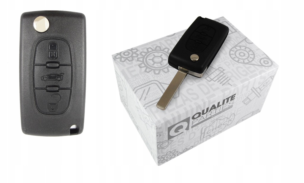 фото №1, Корпус ключа pilot citroen c2 c4 c8 ds4 jumpy