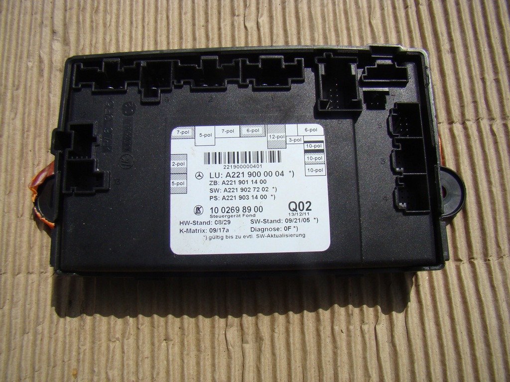 фото №1, Mercedes w221 модуль дверь правый задняя a2219000004