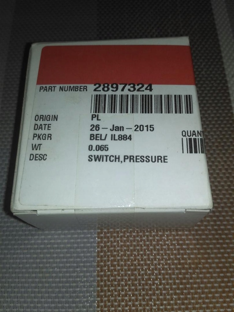 фото №1, Датчик давления масла cummins 2897324