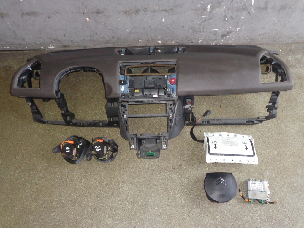 фото №1, Citroen c4 панель приладів подушки безпеки ремені подушка безпеки заглушка