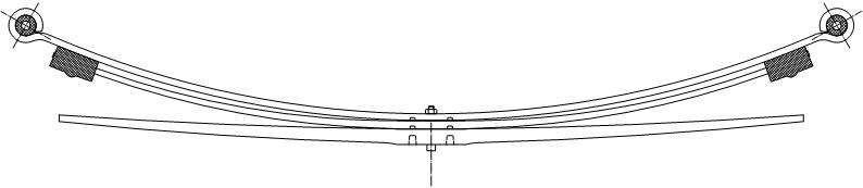 фото №1, Ресора ресори ford transit задня 3p 00-06