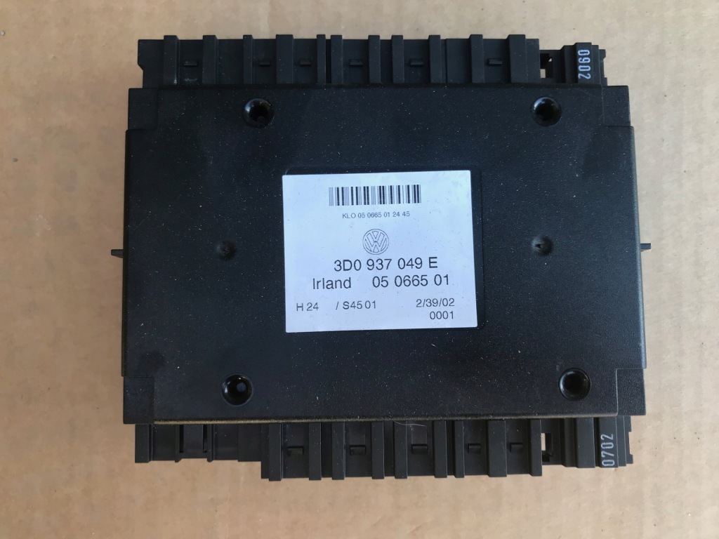 фото №1, Модуль комфорта vw phaeton 6.0 w12 3d0937049e